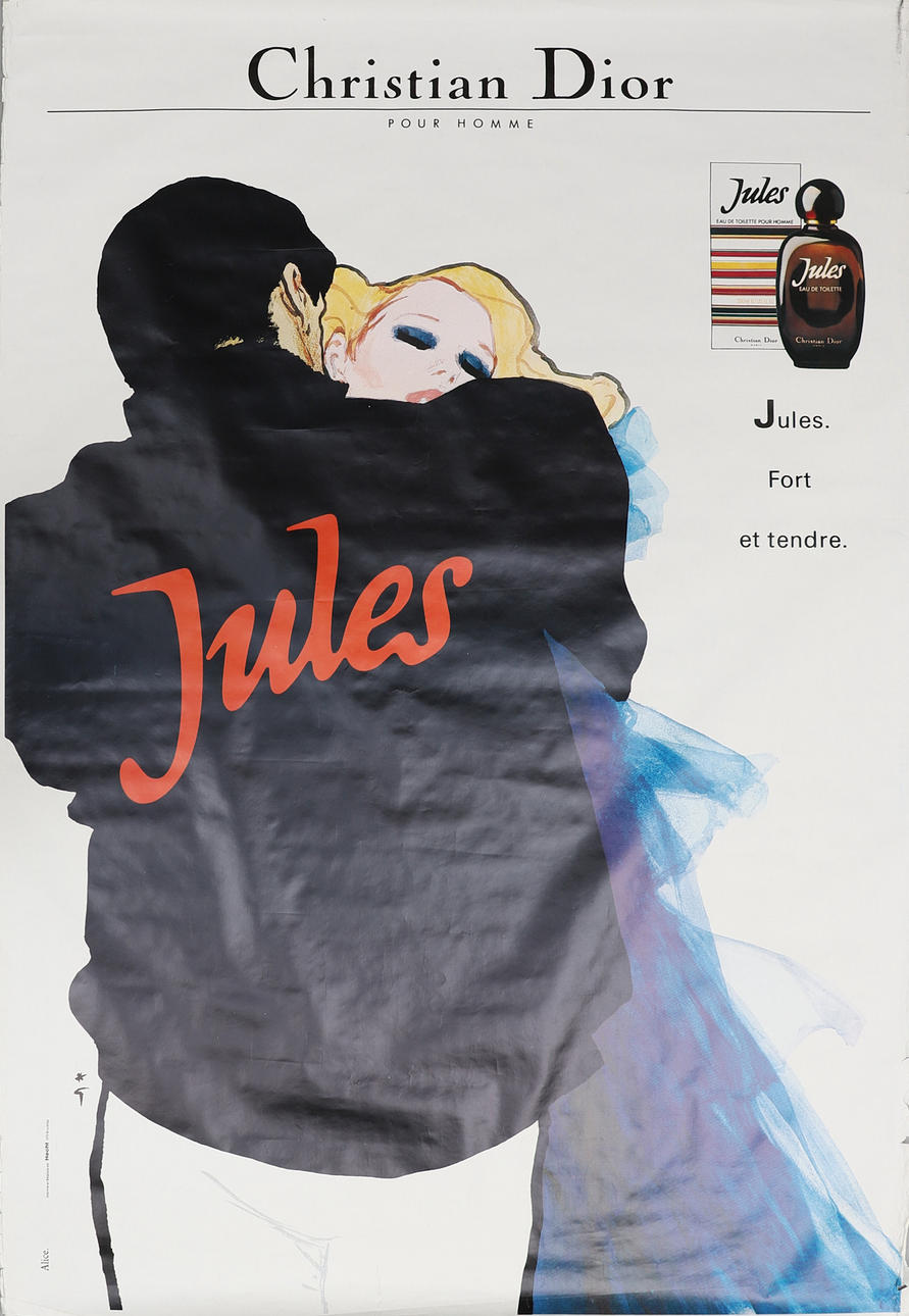 ADVERTISING POSTER, "Jules" Christian Dior.