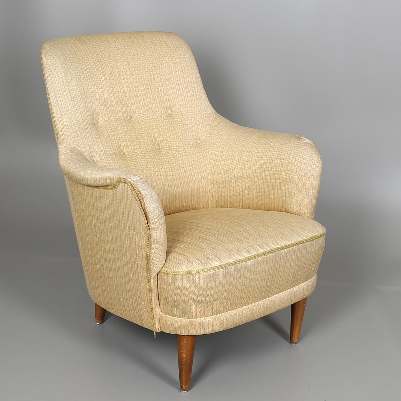 FÅTÖLJ "Samsas", Carl Malmsten, 1900-talets andra hälft.