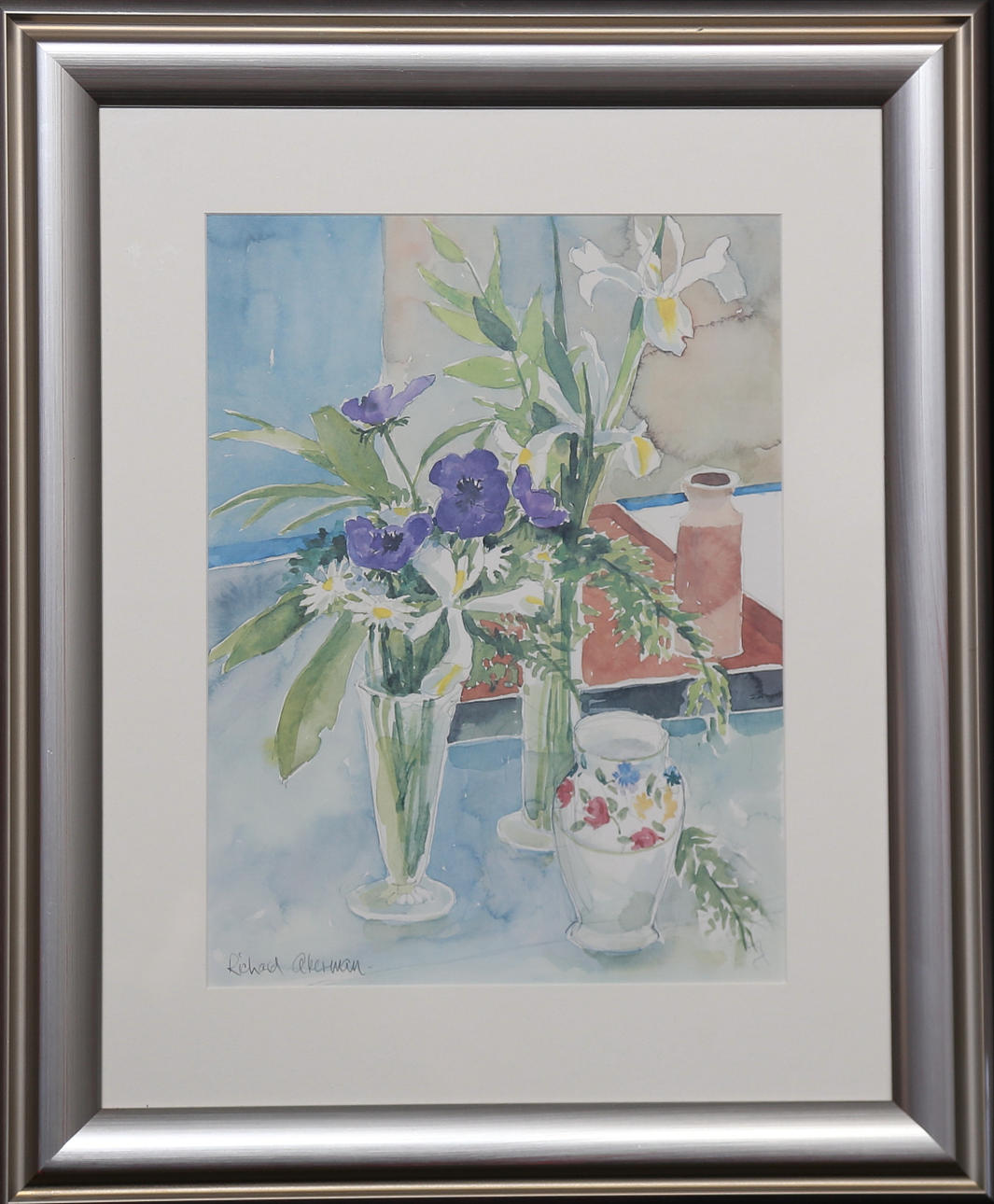 RICHARD AKERMAN. Tryck, signerad i trycket.