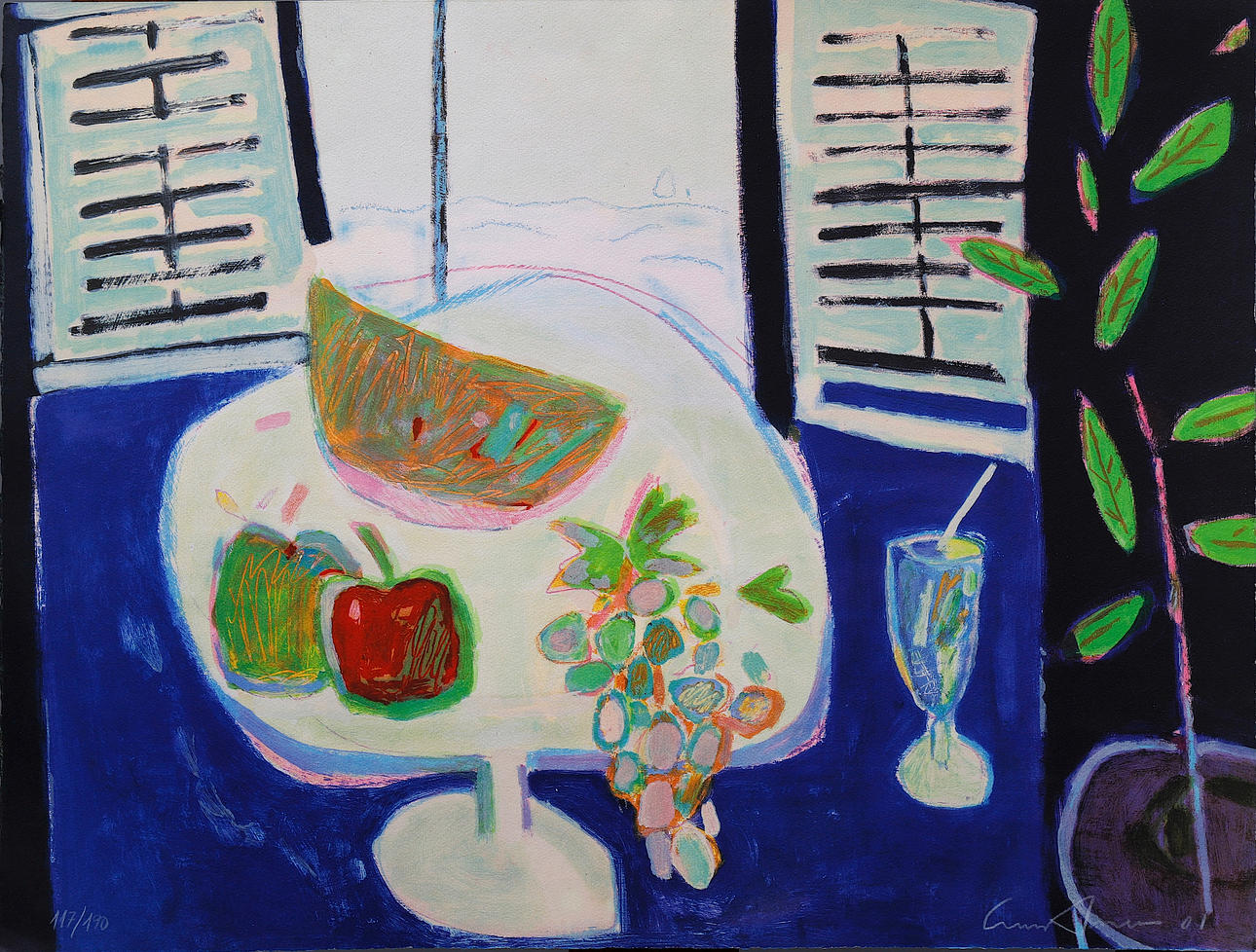 LLUÍS AMER. Inredning med frukt.