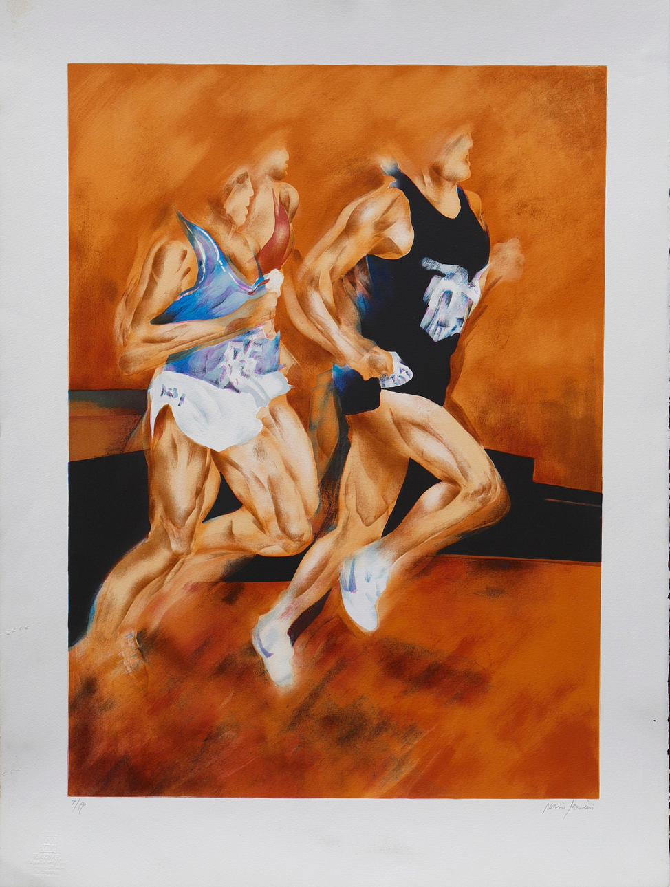 MARIO BEDINI. Corredores.