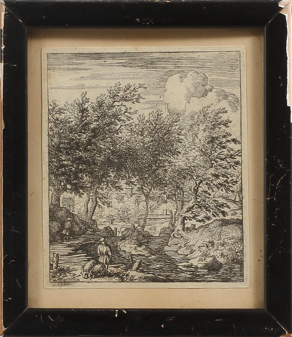 ALLART VAN EVERDINGEN, etsning.