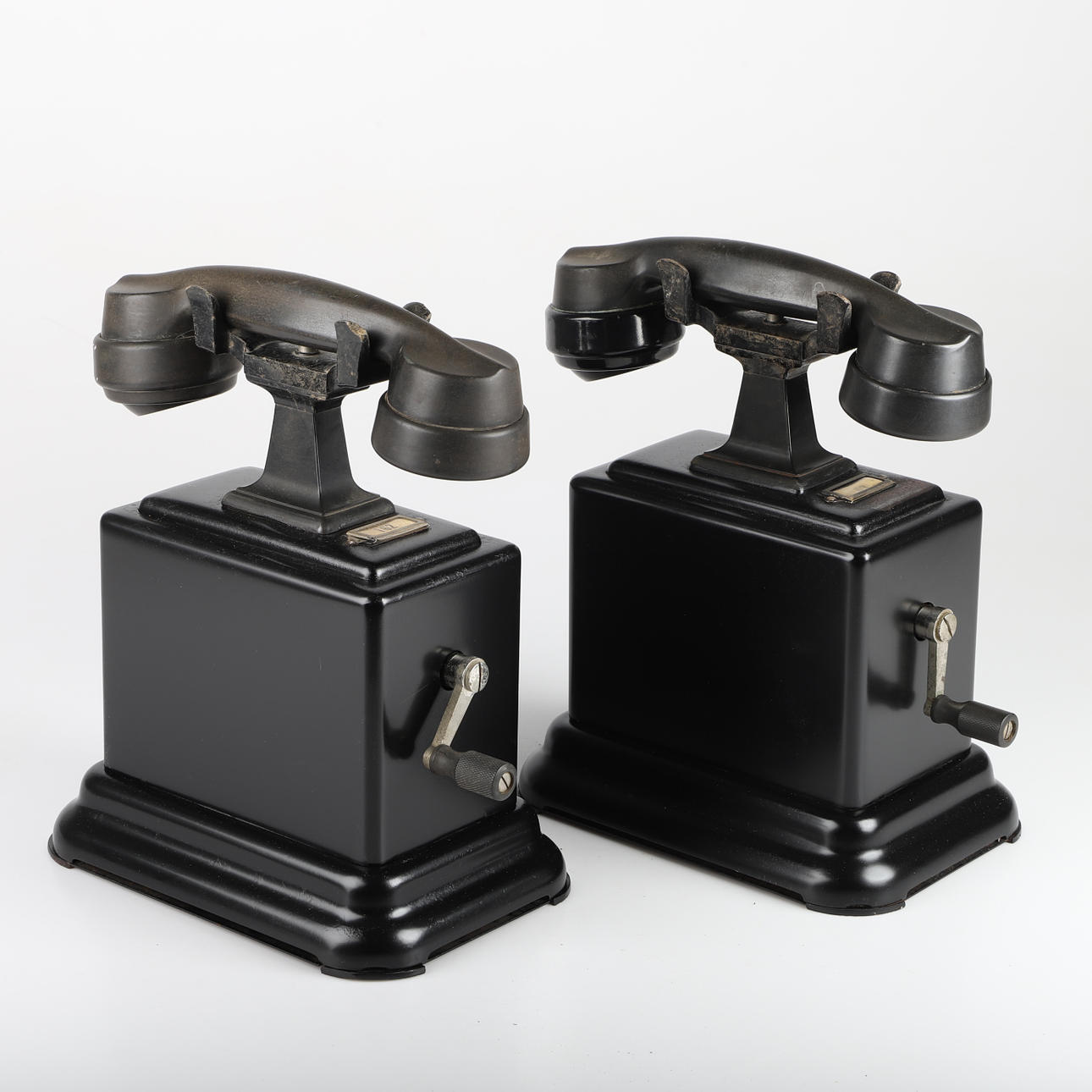 DESK PHONES, bakelite, 20th century.