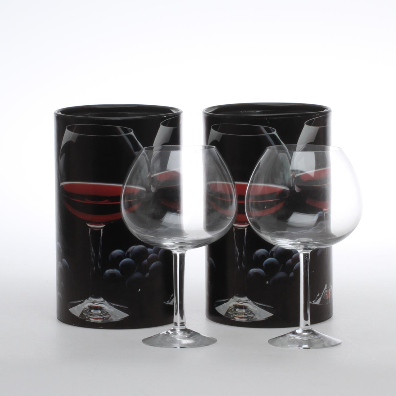 VINGLAS, 14 st, glas, "Ballon à Vin Rouge", Signe Persson-Melin, Boda.