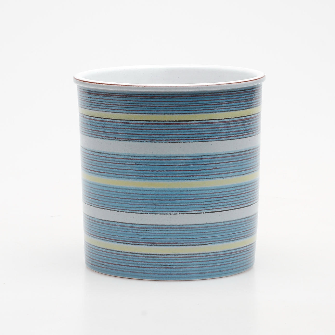 VAS, fajans, Stig Lindberg, Gustavsberg studio, signerad.