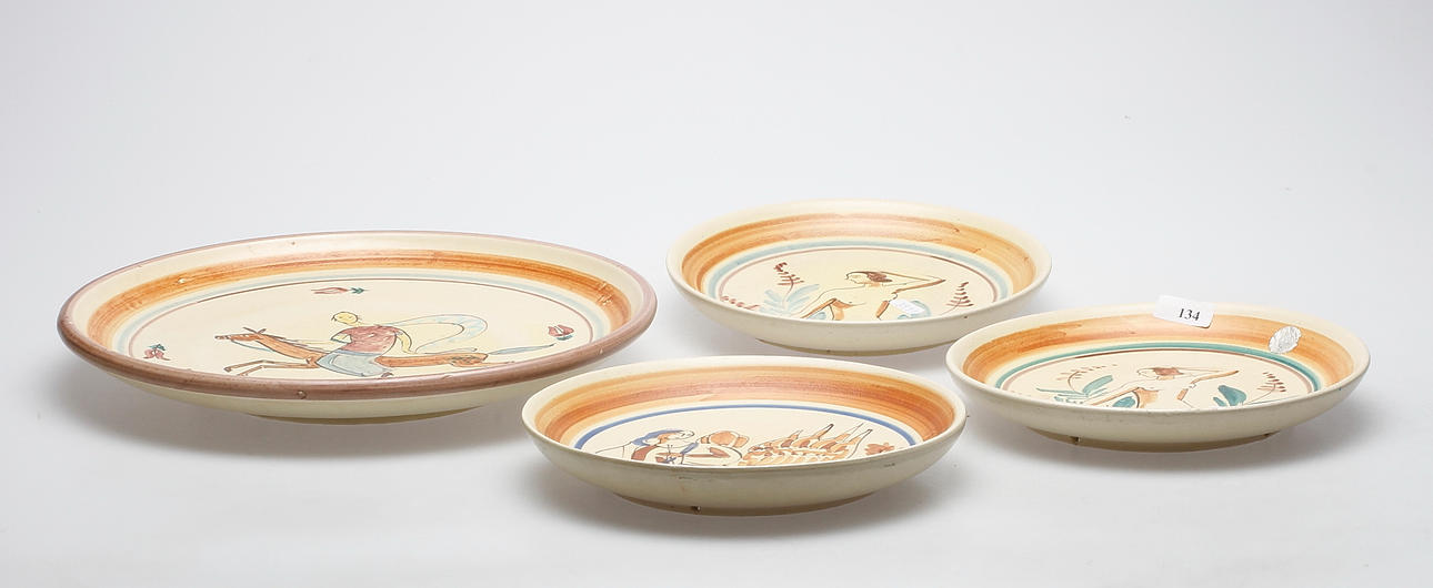 FAT, KUPITTAAN SAVI, 4 st, keramik, 1930-tal.