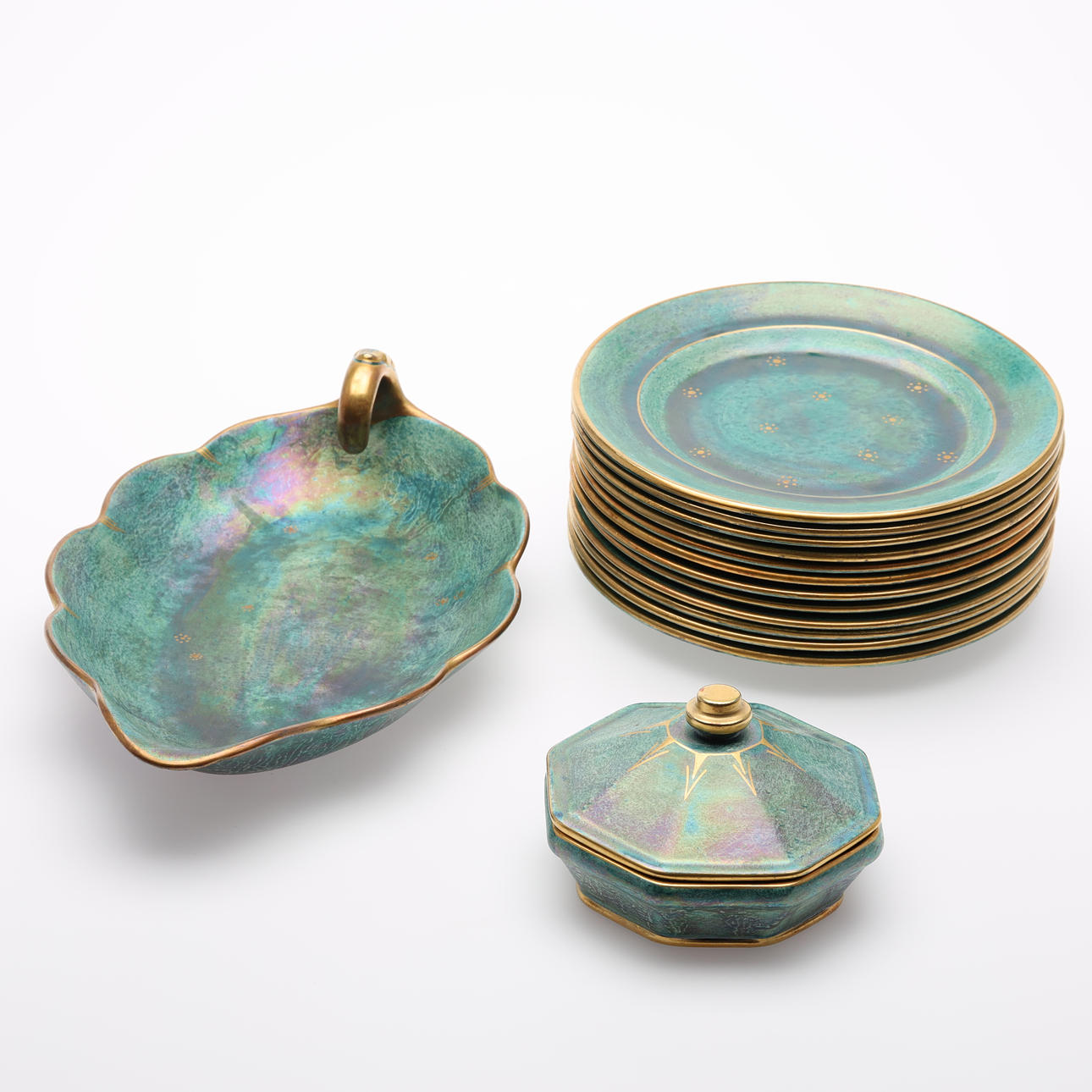 JOSEF EKBERG. SERVIS, 14 delar, Gustavsberg.