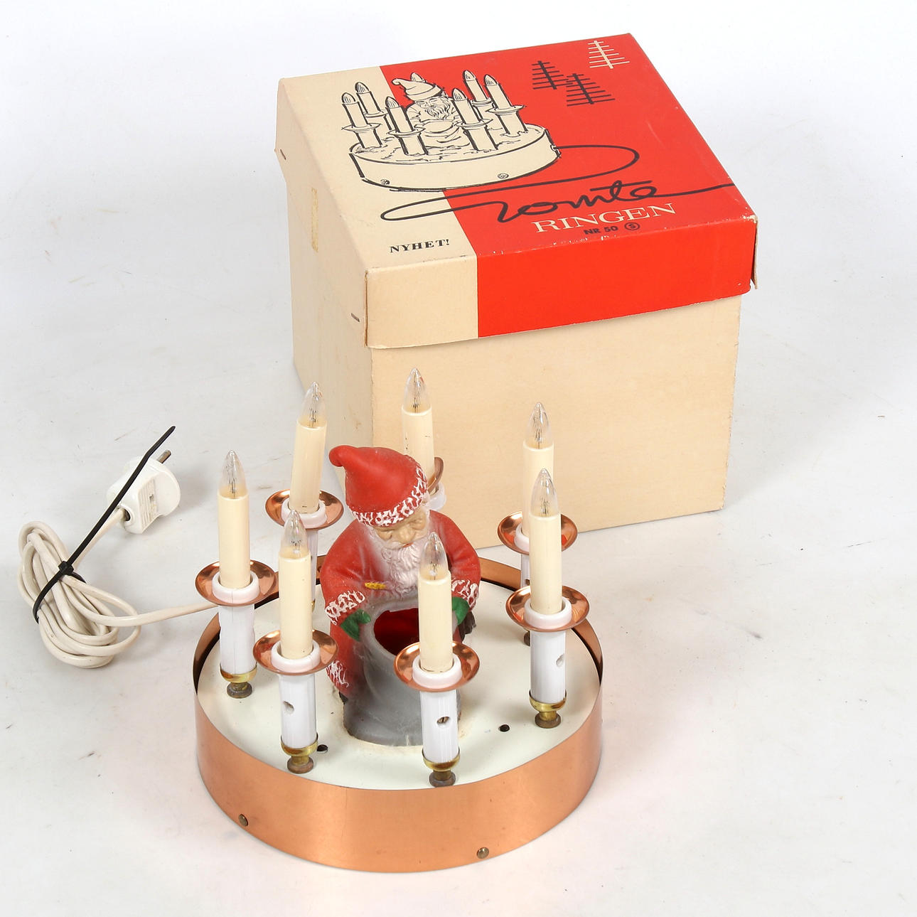 LJUSSTAKE, Tomteringen. 1900-talets mitt.