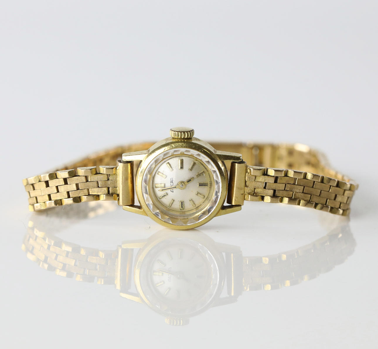 ARMBANDUHR, Enicar, manuell, Gold 18K.