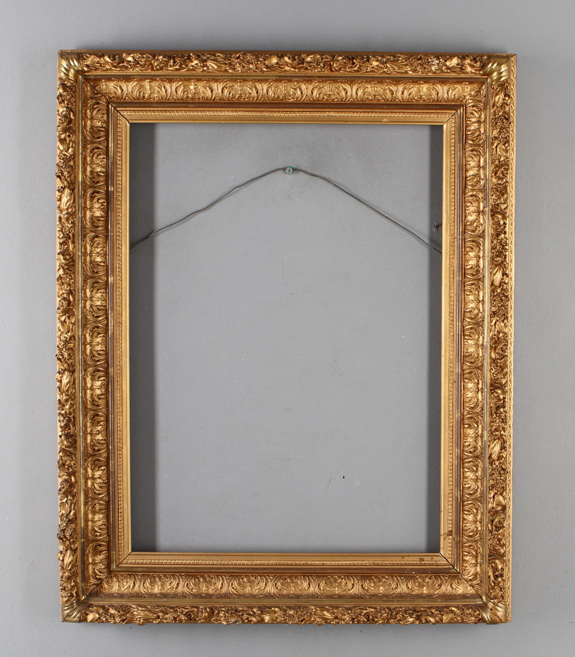 RAM, etikettmärkt a tergo G. B. Almquist Spegelfabrik Göteborg.