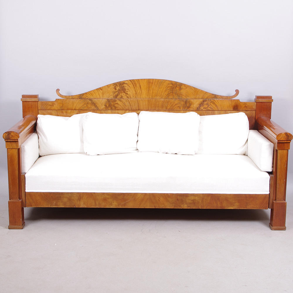 SALONGSSOFFA, mahogny, empire.