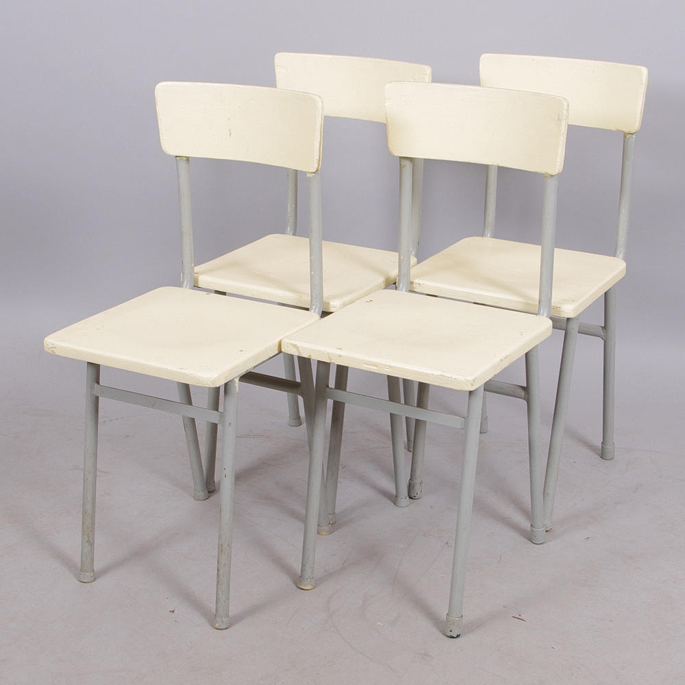 STOLAR, 4 stycken, 1900-talets mitt.