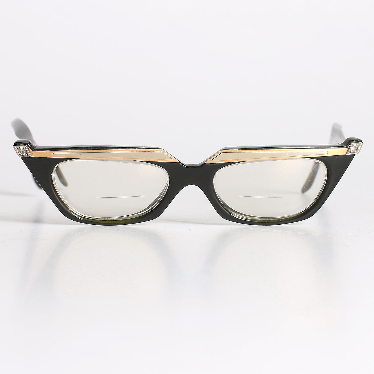 GLASÖGON, 18k guld samt plast, Skagabågen "Soirée", Carl Arne Breger. 1950-60-tal.