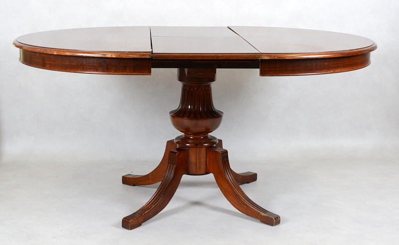 SALONGSBORD / MATBORD, mahogny, empirestil, 1900-tal.