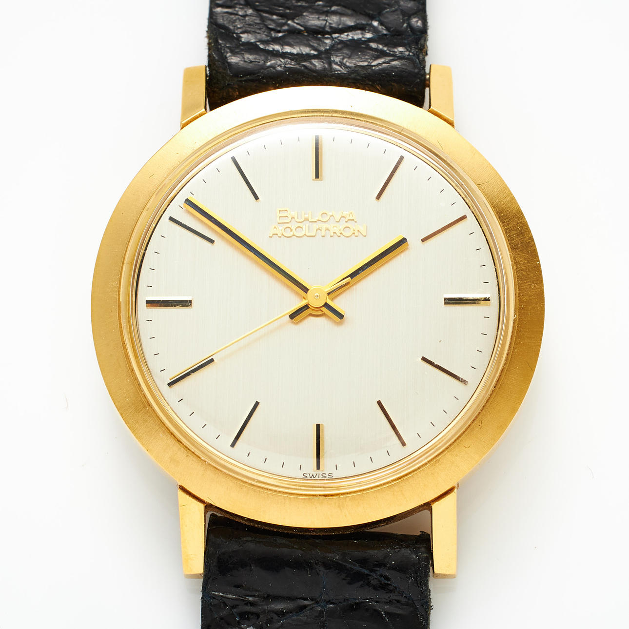 BULOVA, Accutron, wristwatch, gold double.