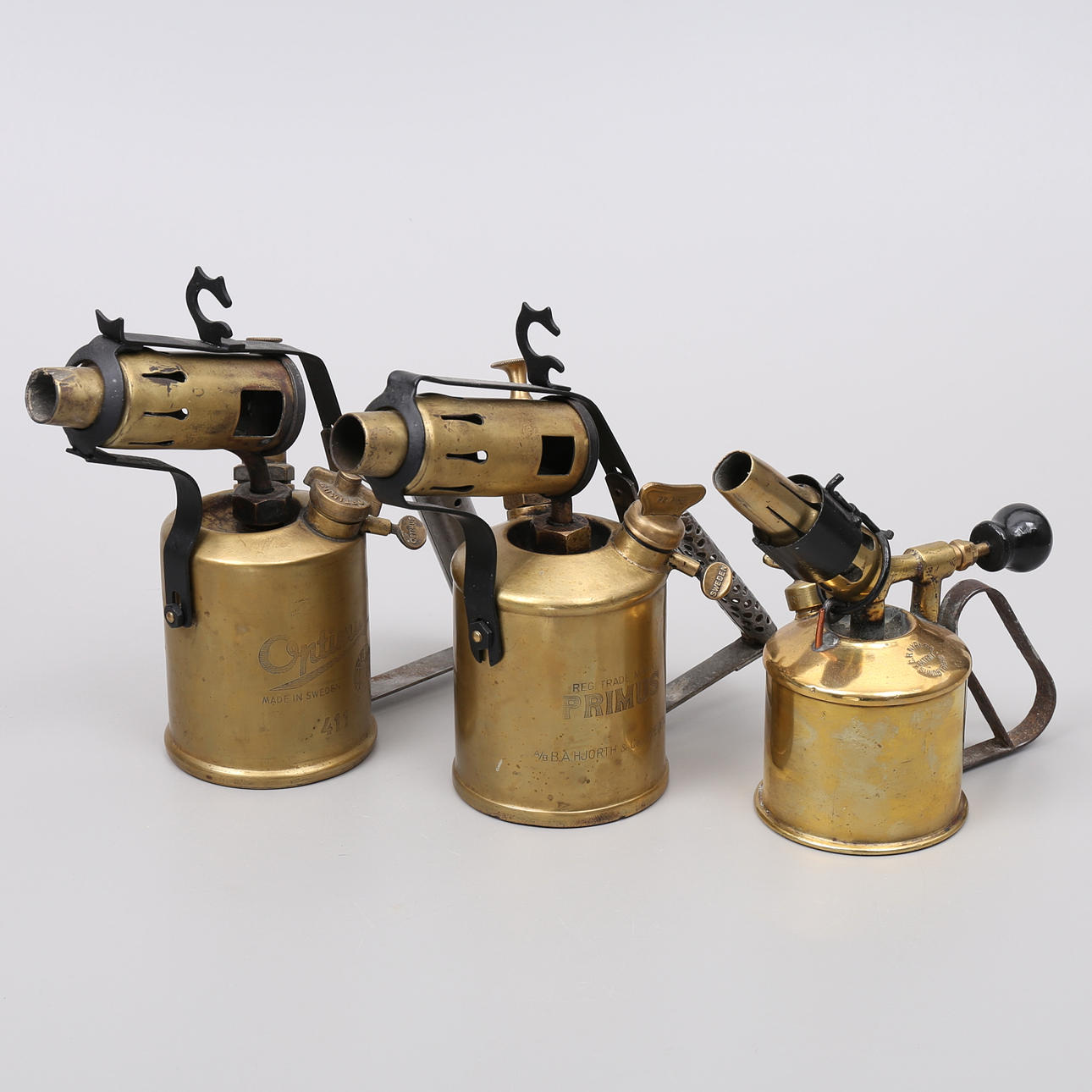 BLÆSLAMPER, 3 stk, bl.a Primus/Optimus.