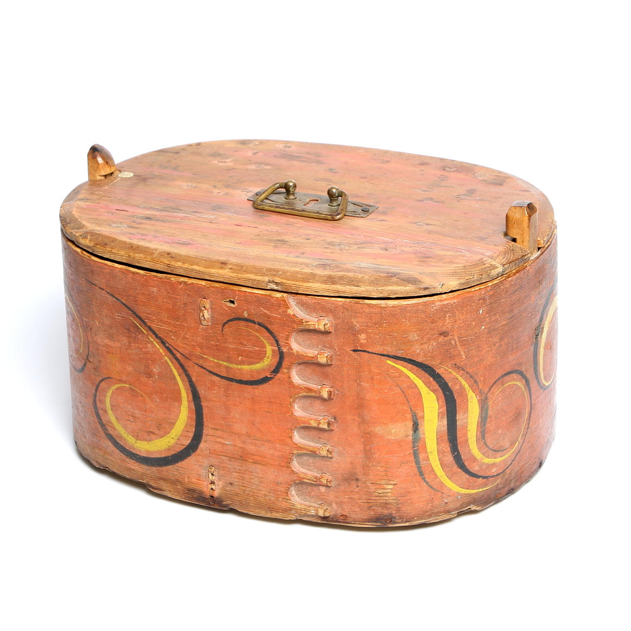 BRUKSTINA / SVEPASK, allmoge, Viksdalen, Sunnfjord, Vestlandet. Norge. 17/1800-tal.