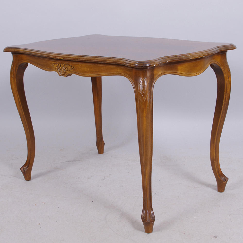 SOFA TABLE, mahogany, rococo style.