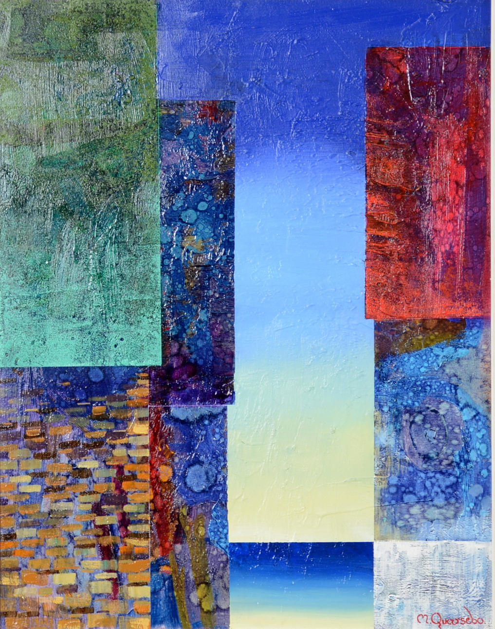 MICHAEL QVARSEBO. Olja på pannå.