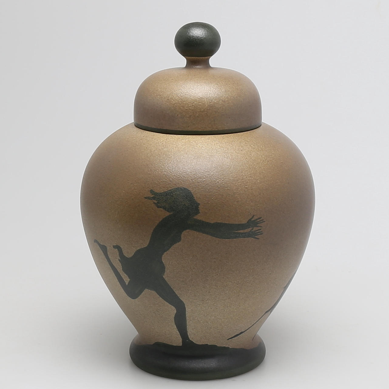 LOCKURNA i porslin, Åke Holm, Höganäs, signerad.