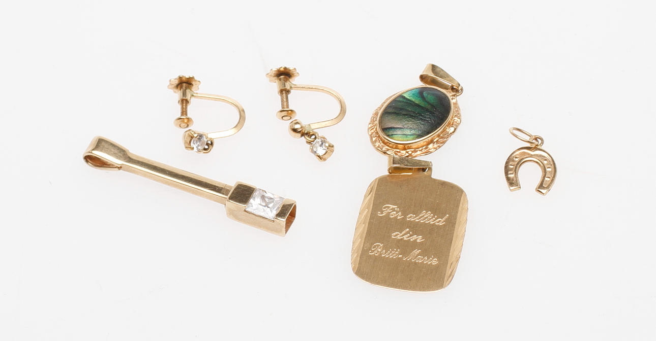 PARTI GULD, 18k, ca 8,6g.