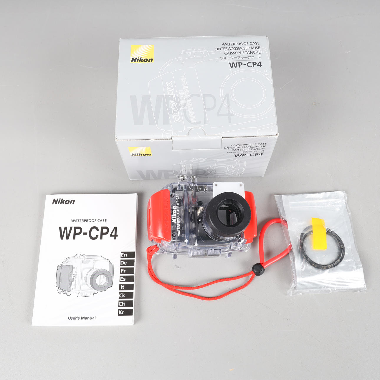 NIKON, WP-CP4, waterproof case, plastic.