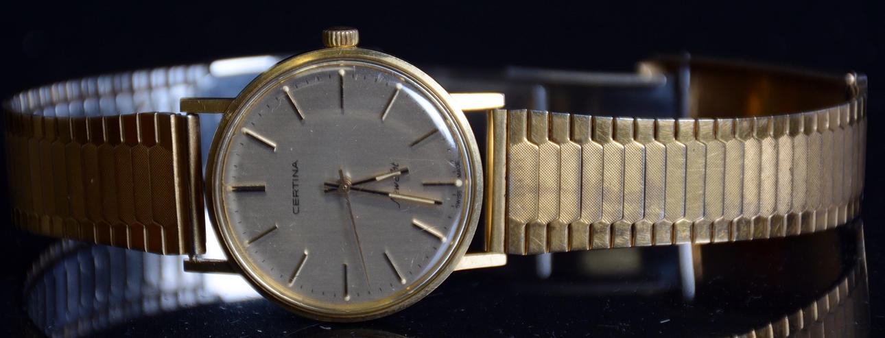 ARMBANDSUR, 18 guld, Certina, New Art.