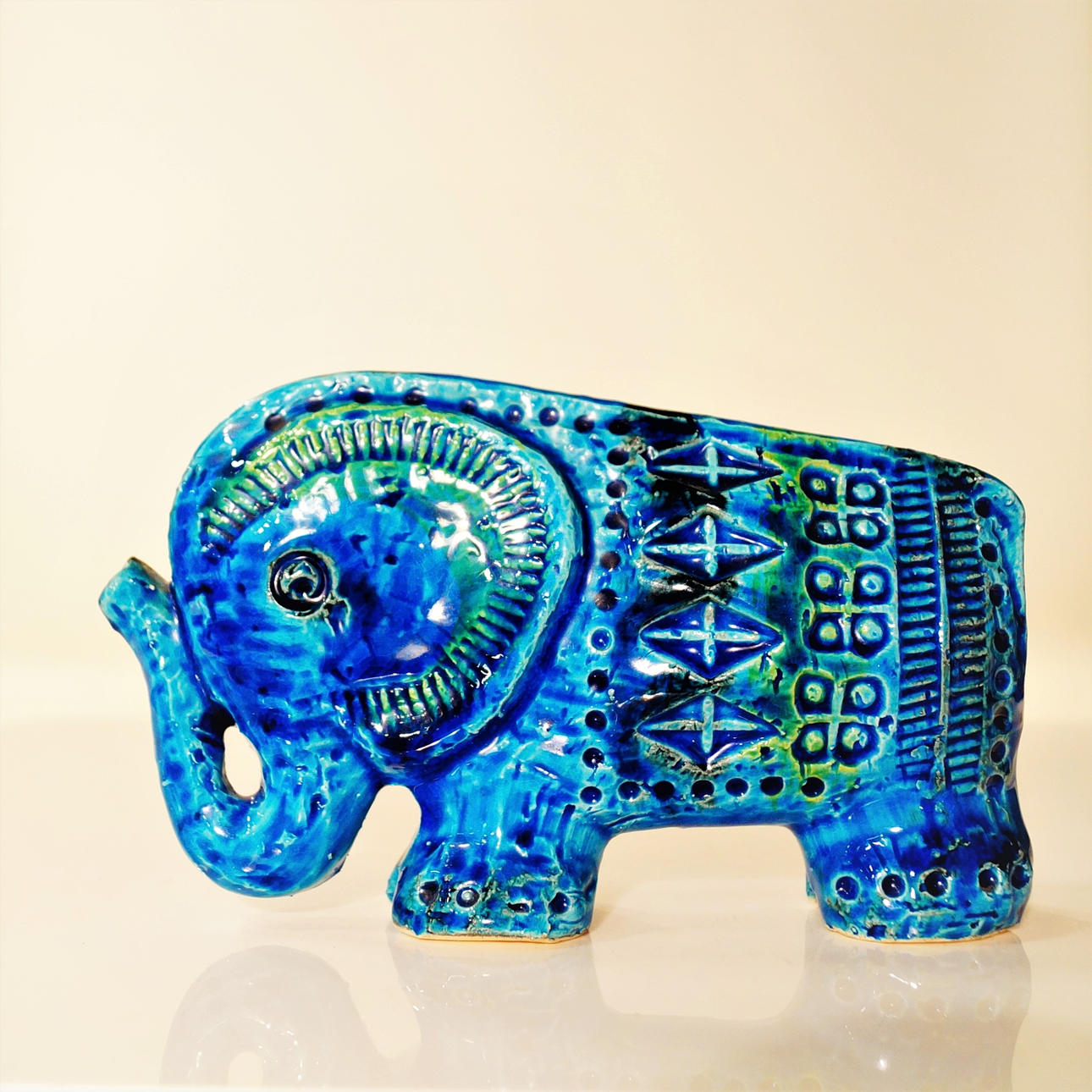 FIGURIN, elefant, Aldo Londi, Bitossi.