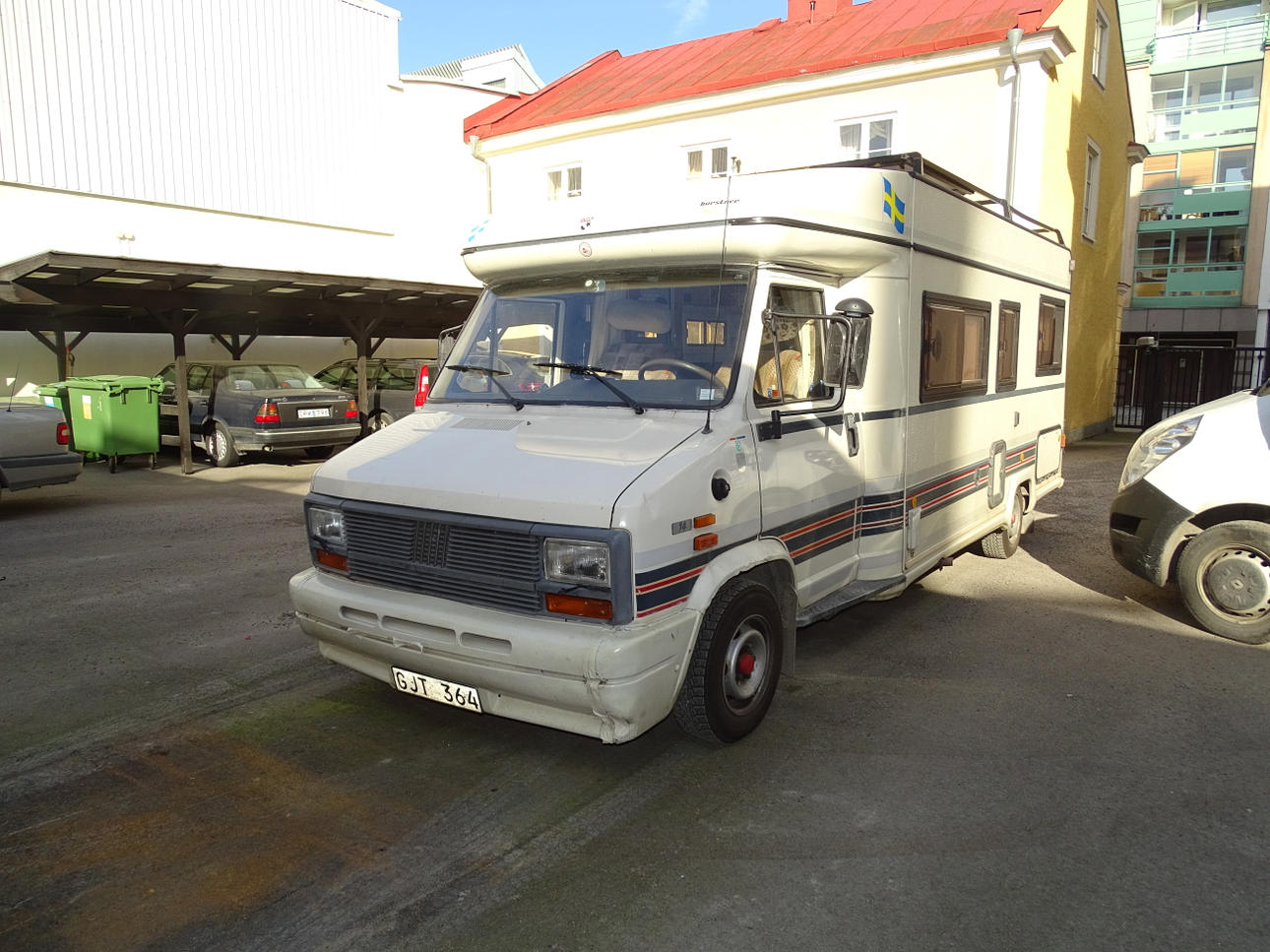 HUSBIL, Fiat Bürstner, 1989 års modell.