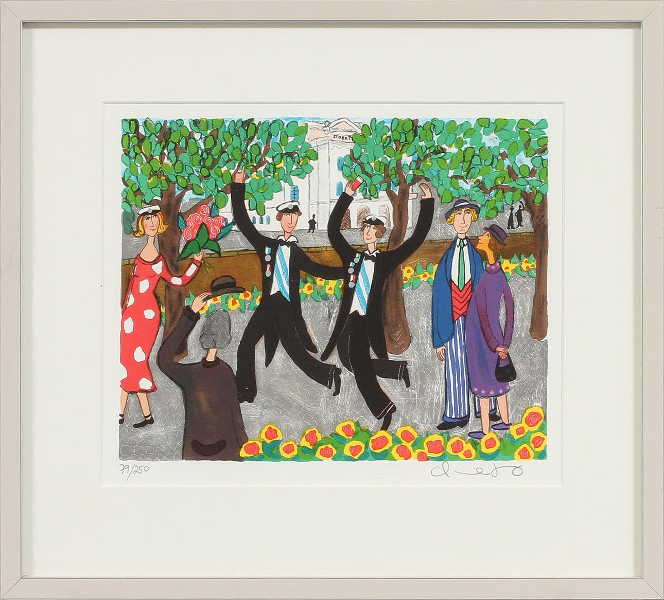 MARIKA LANG. litografier, 2 st, sign och numr 79/250.