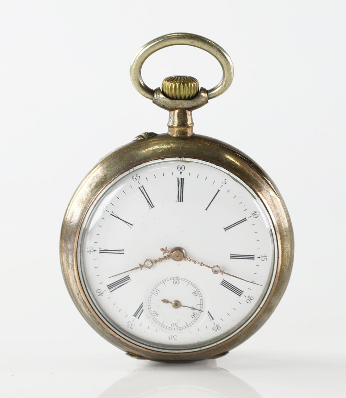 TASCHENUHR, LUC, Silber, 51 mm.