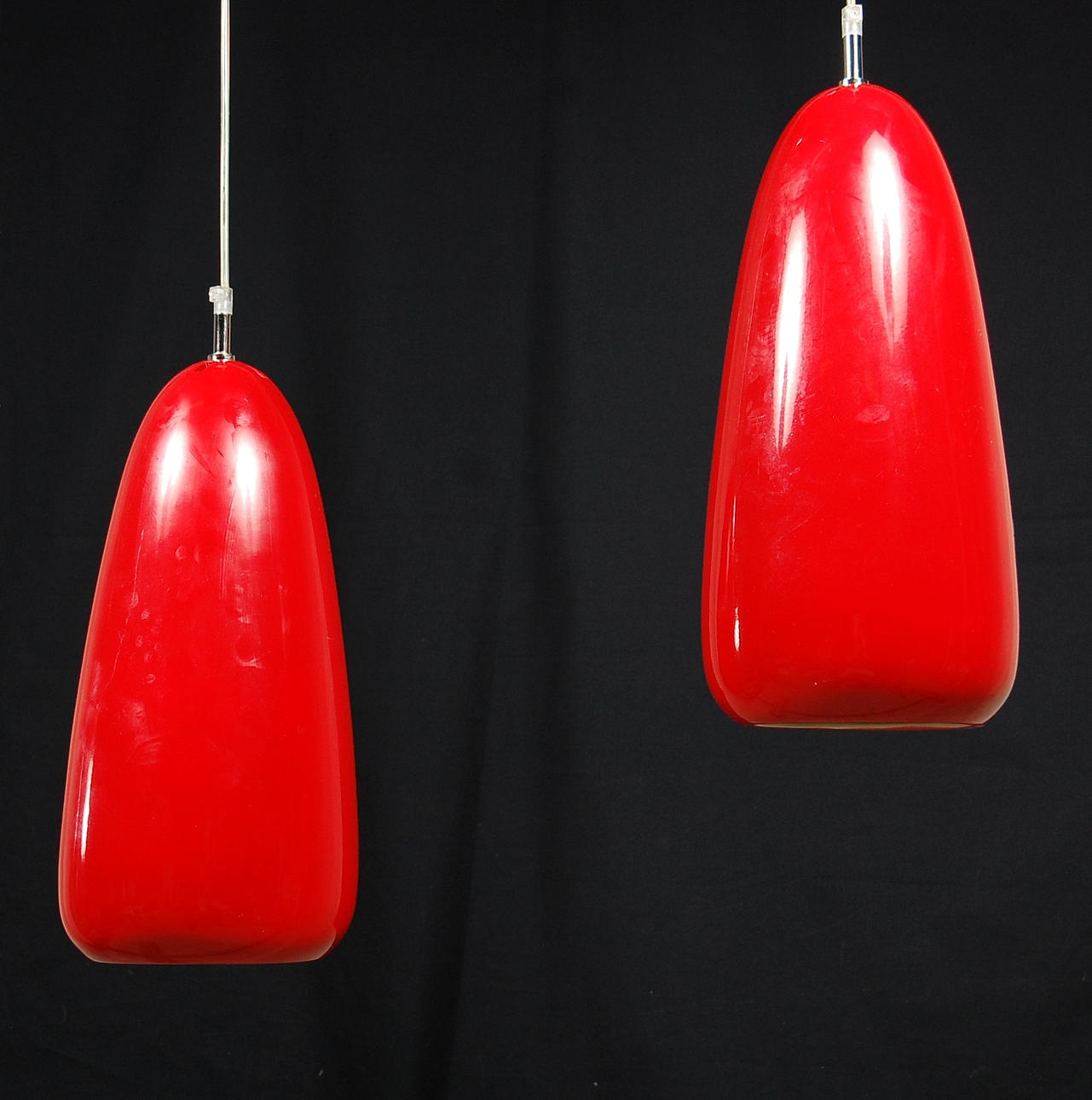 TAKLAMPOR, 1 par, keramik, märkta Val di Taro.