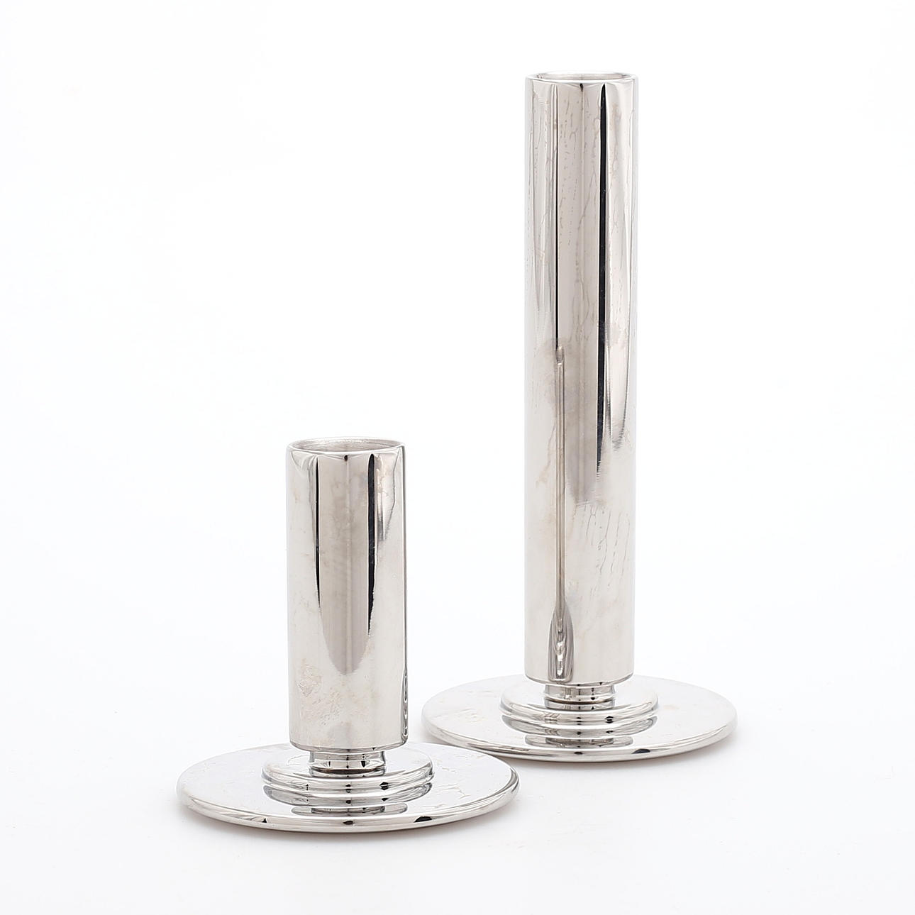 LJUSSTAKAR, 2 st, George Jensen, Danmark.