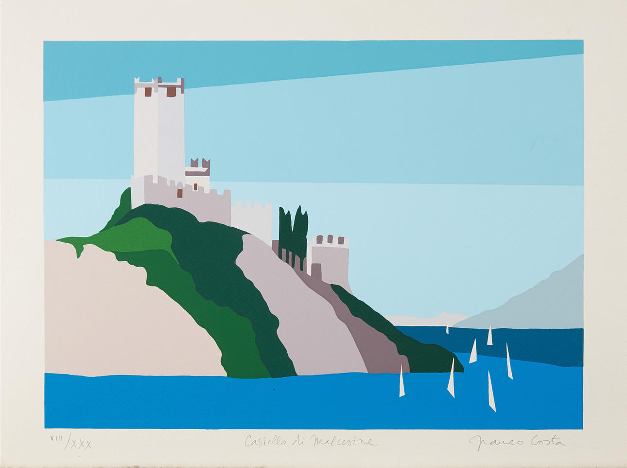 FRANCO COSTA. 3 Grafikblätter.