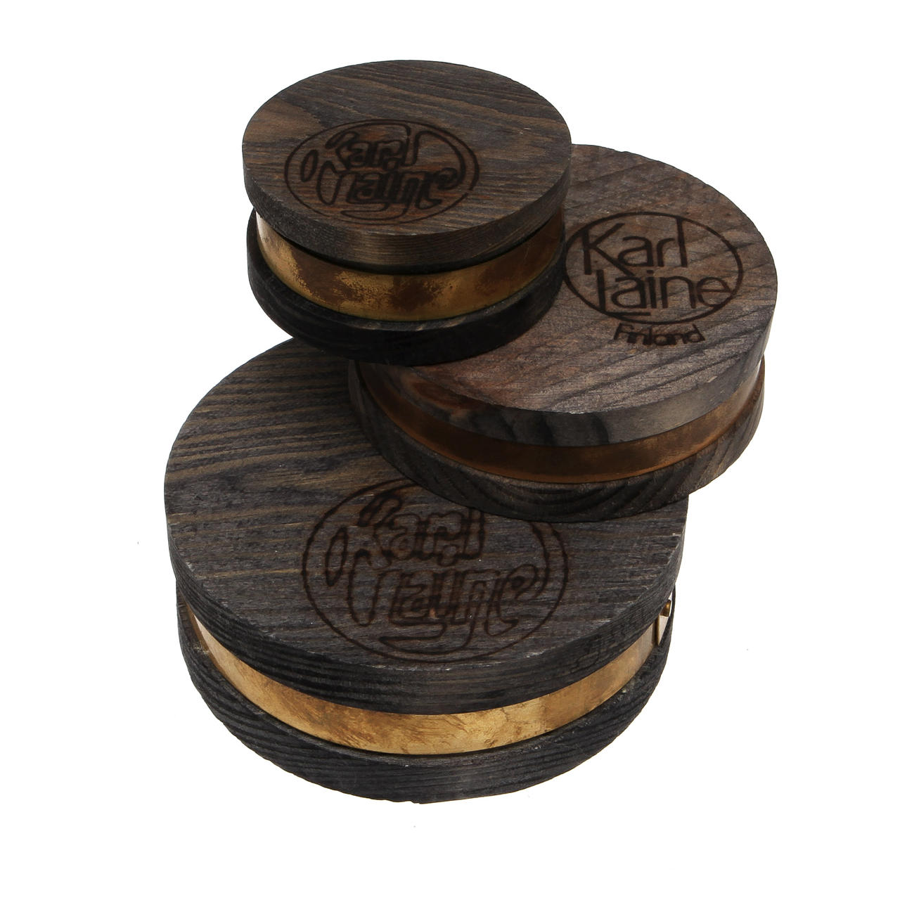 HALSBAND, RING och ARMBAND, silver samt bergskristaller, Karl Laine.