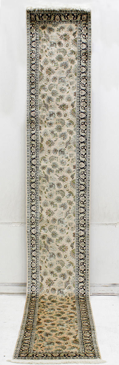 MATTA, Orientalisk, Kashmir, silke, gallerimodell, 410 x 62 cm.
