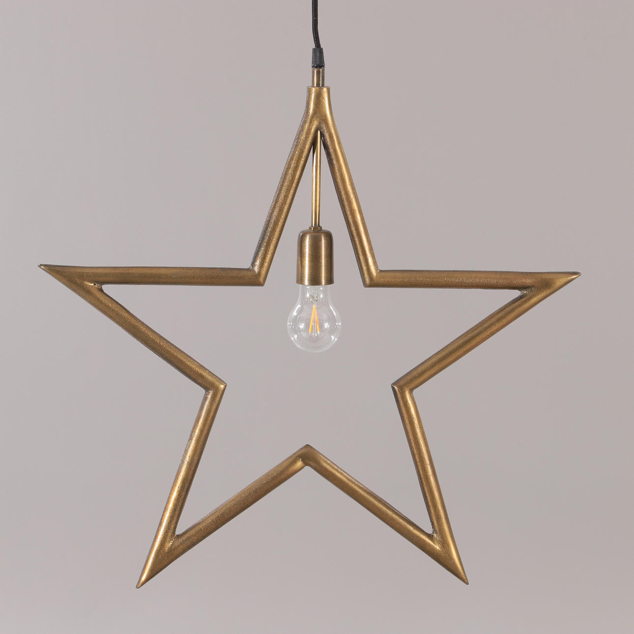 ADVENT STAR, raw brass, PR home.