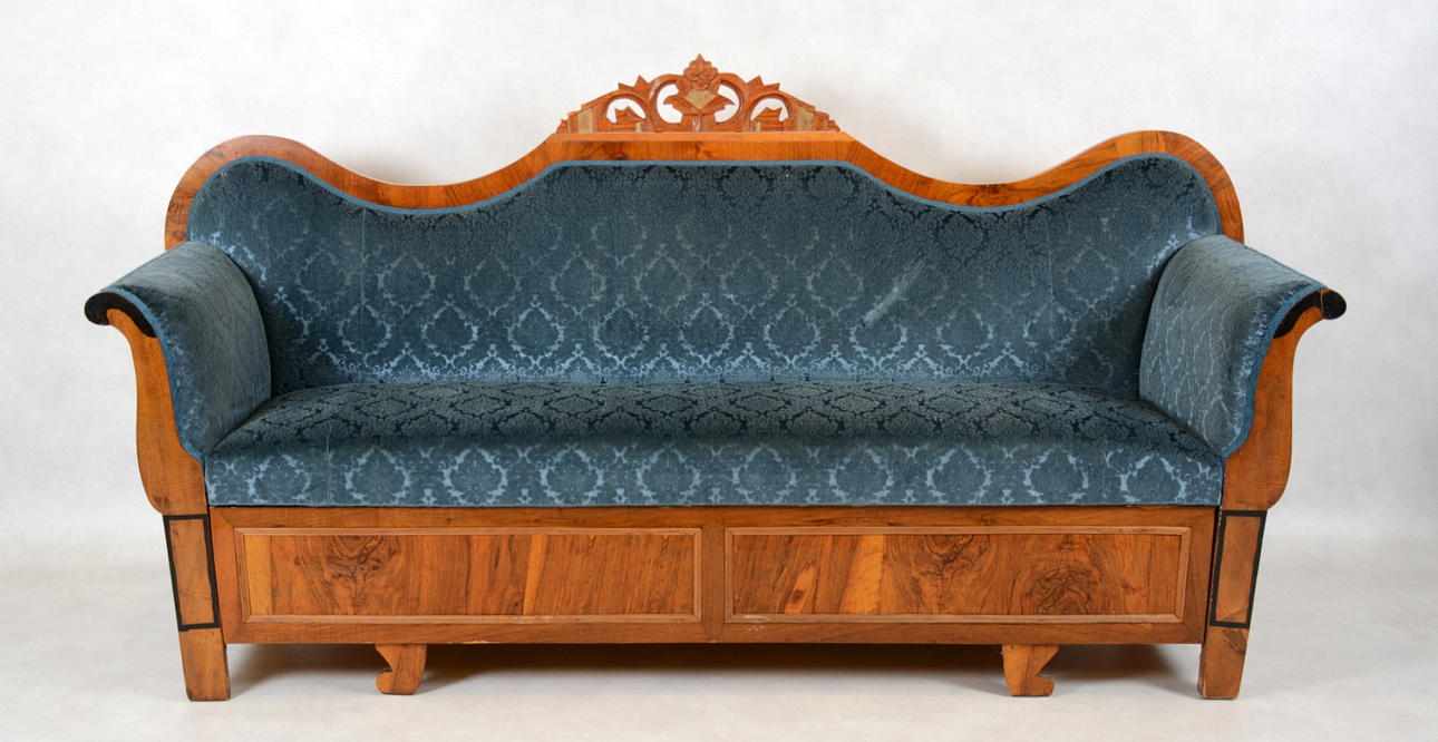 BÄDDSOFFA, sent 1800-tal.