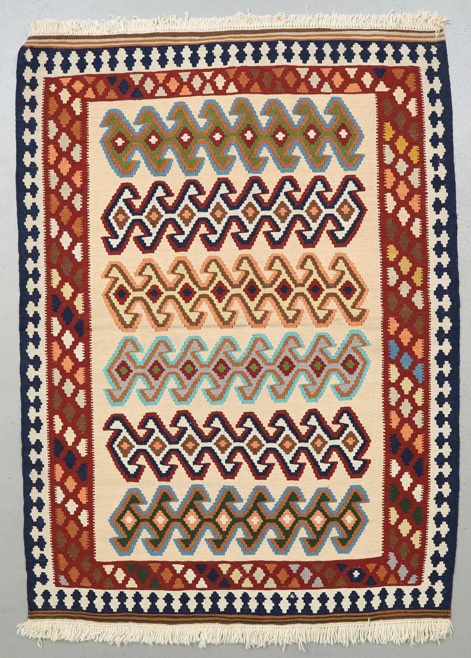 TÆPPE, persisk kelim, Fars, 141 x 103 cm.