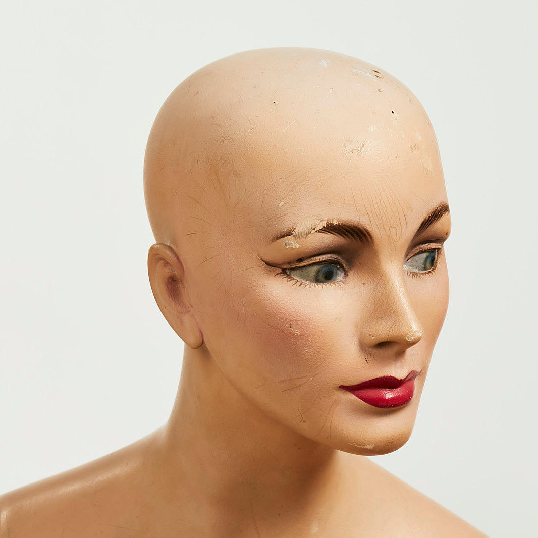 MANNEQUINS, 4 pcs, in the shape of a woman, first half of the 20th