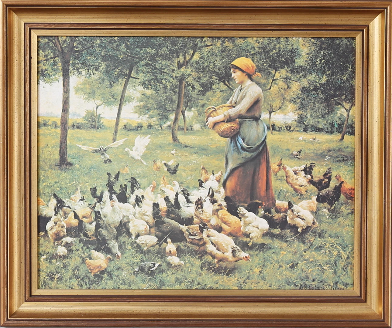 THÉRÈSE COTARD DUPRÉ. Ein Bauernmädchen, Master Art, Kopie.