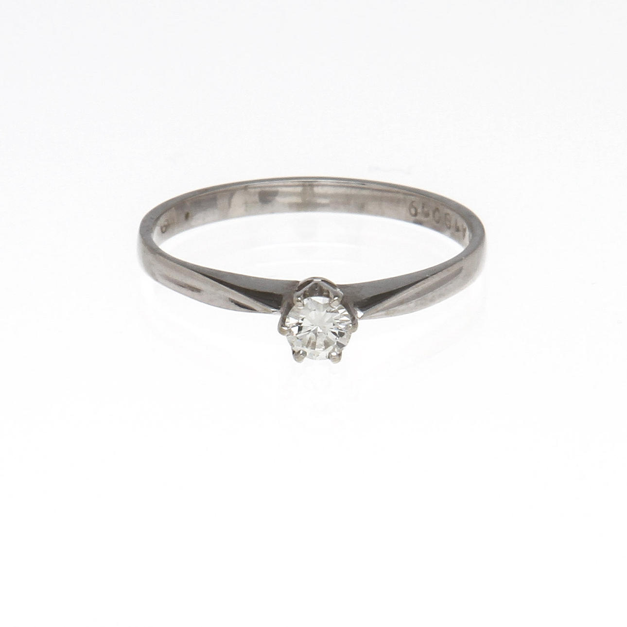 RING, 18 k, diamant ca 0,2 ct, ca 2,2gram.