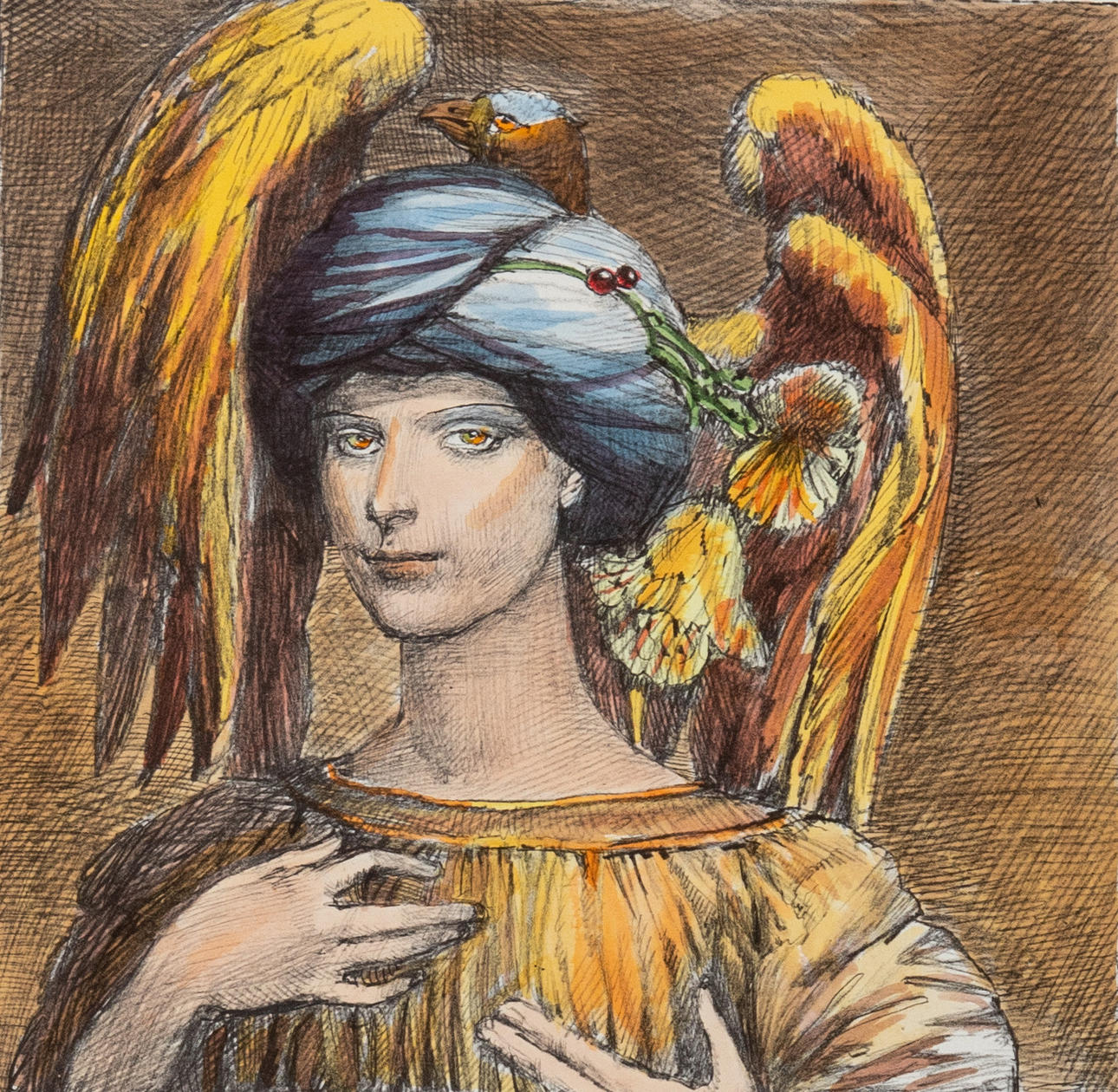 ERNST FUCHS (1930-2015). Papageno.