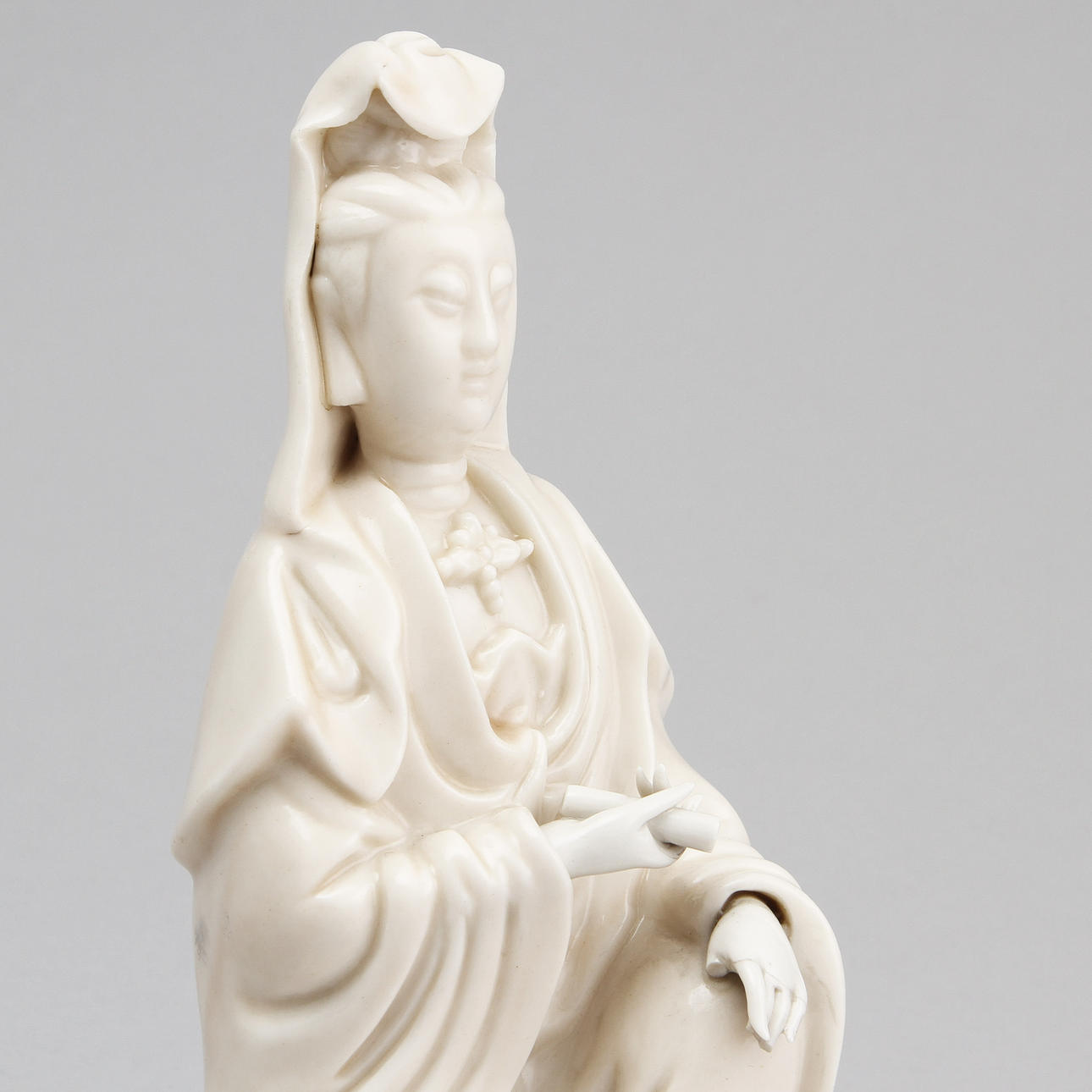 FIGURIN, porslin, Kina, Blanc de Chine, 1700-tal.