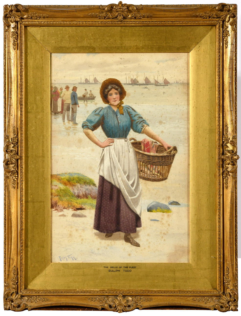 RALPH TODD (1856-1932). THE BELLE OF THE FLEET.