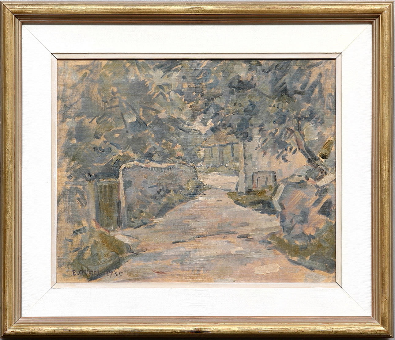 EDVIN OLLERS. Olja på duk, signerad och daterad 1930.