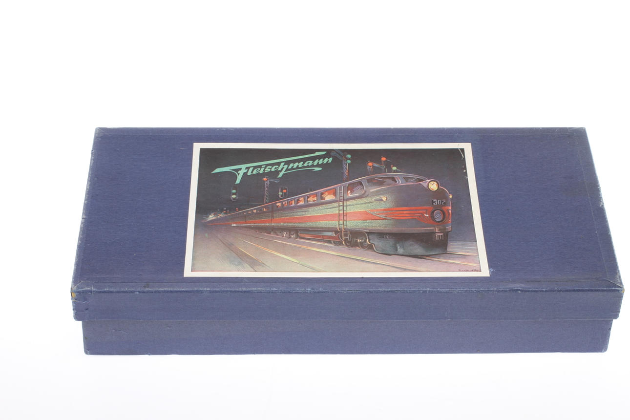 FLEISCHMANN skala 0. Rälsbuss E370 i originalkartong.