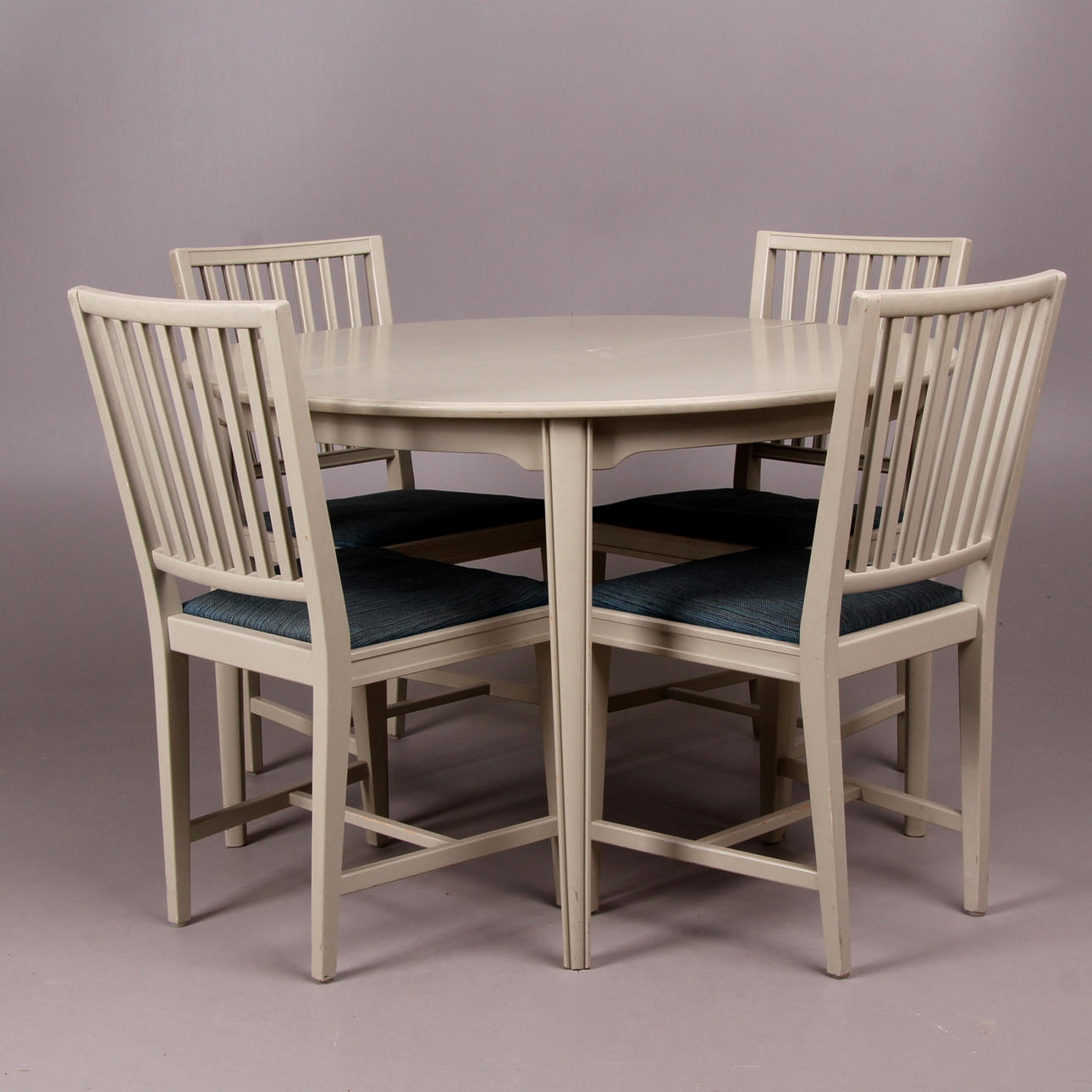 MATSALSGRUPP, 8 delar, gustaviansk stil, 1900-tal.