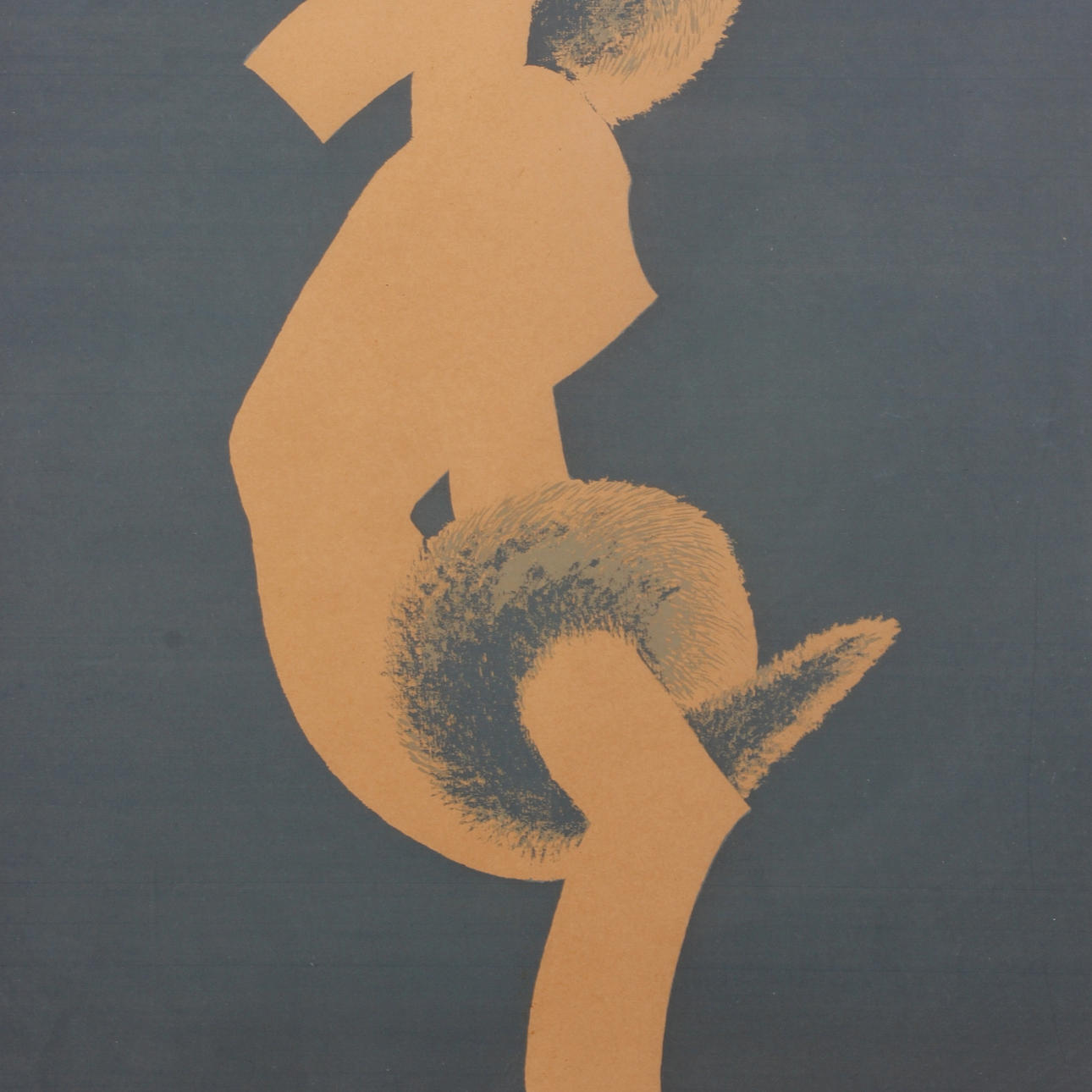 OLLE KÅKS. Färglitografi, signerad, daterad -74 samt numrerad 56/250.