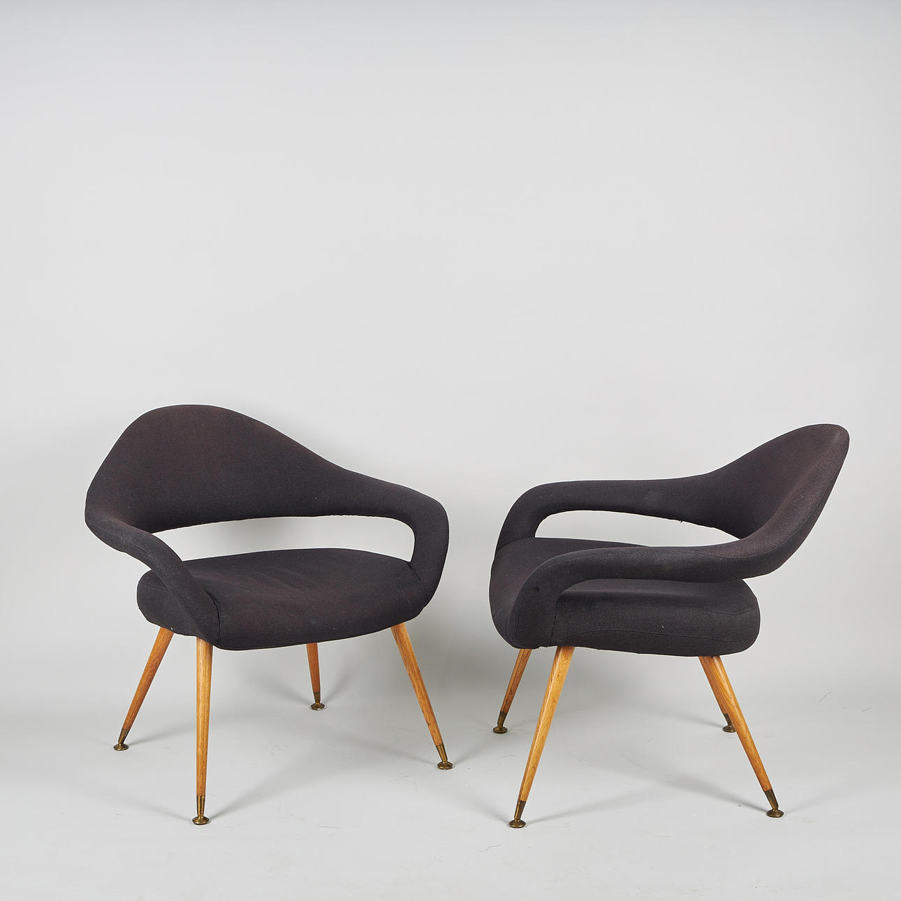 GASTONE RINALDI (1920-2006). SESSEL, EIN PAAR. 1920-2006.